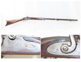 Antique ENTERPRISE GUN WORKS .30 Cal PERCUSSION CONVERSION Half Stock Rifle PENNSYLVANIA Long Rifle - 1 of 18