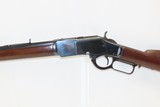 c1885 mfr. Antique WINCHESTER Model 1873 .32-20 WCF LEVER ACTION RifleWith Octagonal Barrel & Crescent Butt Plate - 4 of 21