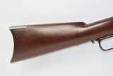 c1885 mfr. Antique WINCHESTER Model 1873 .32-20 WCF LEVER ACTION RifleWith Octagonal Barrel & Crescent Butt Plate - 17 of 21