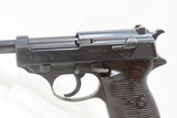 c1943 mfr. German MAUSER P.38 World War II “byf/43” Code 9x19mm Pistol C&R
With Holster Modified for Use with GI Belt! - 6 of 22