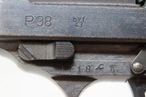 c1943 mfr. German MAUSER P.38 World War II “byf/43” Code 9x19mm Pistol C&RWith Holster Modified for Use with GI Belt! - 9 of 22