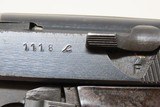 c1943 mfr. German MAUSER P.38 World War II “byf/43” Code 9x19mm Pistol C&RWith Holster Modified for Use with GI Belt! - 8 of 22