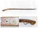 SCARCE Antique JAPANESE MATCHLOCK “Tanegashima” ARQUEBUS .44 Caliber MUSKET Fascinating Ancient Weaponry with Decorated Stock - 1 of 21
