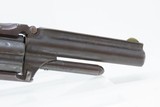 Antique SMITH & WESSON Number 1-1/2 2nd Issue .32 Caliber Rimfire REVOLVERNickel Plated WILD WEST S&W Spur Trigger - 16 of 16