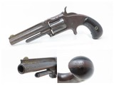 Antique SMITH & WESSON Number 1-1/2 2nd Issue .32 Caliber Rimfire REVOLVERNickel Plated WILD WEST S&W Spur Trigger - 1 of 16