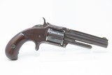 Antique SMITH & WESSON Number 1-1/2 2nd Issue .32 Caliber Rimfire REVOLVERNickel Plated WILD WEST S&W Spur Trigger - 13 of 16