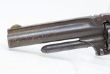 Antique SMITH & WESSON Number 1-1/2 2nd Issue .32 Caliber Rimfire REVOLVERNickel Plated WILD WEST S&W Spur Trigger - 5 of 16