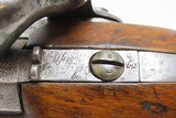 FRENCH Antique CHARLEVILLE Model 1822 .69 Cal. Percussion CONVERSION Pistol RIFLED Military Conversion of Flintlock to Percussion - 10 of 20
