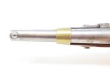 FRENCH Antique CHARLEVILLE Model 1822 .69 Cal. Percussion CONVERSION Pistol RIFLED Military Conversion of Flintlock to Percussion - 13 of 20