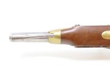 FRENCH Antique CHARLEVILLE Model 1822 .69 Cal. Percussion CONVERSION Pistol RIFLED Military Conversion of Flintlock to Percussion - 16 of 20