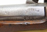 FRENCH Antique CHARLEVILLE Model 1822 .69 Cal. Percussion CONVERSION Pistol RIFLED Military Conversion of Flintlock to Percussion - 11 of 20