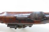 Antique ASA WATERS U.S. Model 1836 .54 Caliber Smoothbore FLINTLOCK Pistol
Punched with the Name C.H. THROOP - 18 of 23