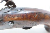 Antique ASA WATERS U.S. Model 1836 .54 Caliber Smoothbore FLINTLOCK Pistol
Punched with the Name C.H. THROOP - 11 of 23
