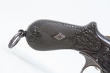 Circa 1870 FINE ENGRAVED FRENCH Antique .380 Caliber DOUBLE ACTION Revolver Gorgeous Double/Single Action Revolver - 15 of 17