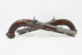 BRACE of ENGRAVED Antique CHARLES MOORE Percussion OFFICER’S Pistols c1830sBRITISH Pistols with MATCHED SERIAL NUMBERS - 2 of 25
