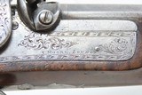 BRACE of ENGRAVED Antique CHARLES MOORE Percussion OFFICER’S Pistols c1830sBRITISH Pistols with MATCHED SERIAL NUMBERS - 24 of 25
