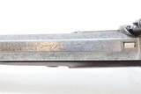 BRACE of ENGRAVED Antique CHARLES MOORE Percussion OFFICER’S Pistols c1830sBRITISH Pistols with MATCHED SERIAL NUMBERS - 14 of 25