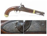 Antique I.N. JOHNSON U.S. Model 1842 DRAGOON .54 Caliber MARTIAL Pistol
Dated “1855” Horse Pistol Used During BLEEDING KANSAS - 1 of 21