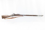 c1861 CIVIL WAR IMPORT Belgian LEMILLE RIFLE-MUSKET .74 Caliber PercussionWith Saber Bayonet! - 2 of 19