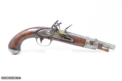 Antique SIMEON NORTH U.S. Model 1816 .54 Caliber Military FLINTLOCK PistolEarly American Army & Navy Sidearm! - Image 2 of 17
