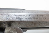 ENGRAVED Antique H. W. MORTIMER & Co. Marked .60 Caliber FLINTLOCK Pistol
“GUNMAKERS TO HIS MAJESTY” Marked Barrel - 11 of 18