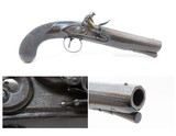 ENGRAVED Antique H. W. MORTIMER & Co. Marked .60 Caliber FLINTLOCK Pistol“GUNMAKERS TO HIS MAJESTY” Marked Barrel