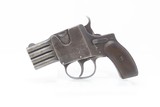 Rare GERMAN Schüler REFORM BREVETE Four Barrel .25 ACP Harmonica Pistol C&R Very Nice Oddity 4-Shot Conceal Carry Pistol Circa 1910 - 2 of 18