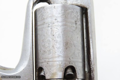 RARE Antique CIVIL WAR Remington-Beals 3rd Model Percussion POCKET REVOLVER Only About 1,000 Manufactured Ilion, New York - Image 10 of 17