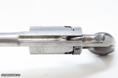RARE Antique CIVIL WAR Remington-Beals 3rd Model Percussion POCKET REVOLVER Only About 1,000 Manufactured Ilion, New York - Image 7 of 17