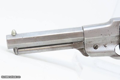RARE Antique CIVIL WAR Remington-Beals 3rd Model Percussion POCKET REVOLVER Only About 1,000 Manufactured Ilion, New York - Image 5 of 17