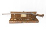 Antique ENGRAVED German WIGGENHOUSER & SOHN Double Barrel PINFIRE ShotgunBACK ACTION HAMMER Gun with HARDWOOD TAKEDOWN CASE - 2 of 22