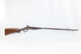 Antique ENGRAVED German WIGGENHOUSER & SOHN Double Barrel PINFIRE ShotgunBACK ACTION HAMMER Gun with HARDWOOD TAKEDOWN CASE - 17 of 22