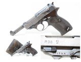 World War II WALTHER "ac/41" Code P.38 GERMAN MILITARY Semi-Auto C&R Pistol Third Reich 9mm Semi-Auto Pistol with blm/44 HOLSTER - 1 of 24