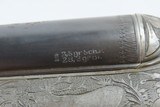 ENGRAVED A. HILLER SxS GERMAN Rifle & 16g. Shotgun Combination CAPE GUN C&R With CHECKERED STOCK and BEAUTIFUL ENGRAVINGS - 8 of 24