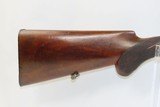 ENGRAVED A. HILLER SxS GERMAN Rifle & 16g. Shotgun Combination CAPE GUN C&R With CHECKERED STOCK and BEAUTIFUL ENGRAVINGS - 20 of 24