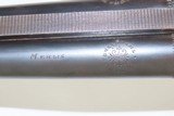 ENGRAVED A. HILLER SxS GERMAN Rifle & 16g. Shotgun Combination CAPE GUN C&R With CHECKERED STOCK and BEAUTIFUL ENGRAVINGS - 12 of 24