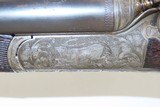 ENGRAVED A. HILLER SxS GERMAN Rifle & 16g. Shotgun Combination CAPE GUN C&R With CHECKERED STOCK and BEAUTIFUL ENGRAVINGS - 7 of 24