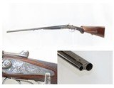 ENGRAVED A. HILLER SxS GERMAN Rifle & 16g. Shotgun Combination CAPE GUN C&R With CHECKERED STOCK and BEAUTIFUL ENGRAVINGS - 1 of 24