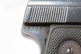 German WALTHER Model 9 Striker Fired Semi-Auto Pistol 6.35mm .25 ACP C&RWORLD WAR II Era Pistol Made Circa 1921-45 - 12 of 17