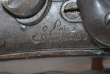 FRENCH Antique Late 1700s Double Barrel Pistol
Nice .50 Caliber Twin Barrels with GOLD ACCENTS - 6 of 18