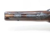 FRENCH Antique Late 1700s Double Barrel Pistol
Nice .50 Caliber Twin Barrels with GOLD ACCENTS - 13 of 18