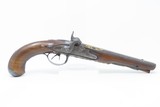 FRENCH Antique Late 1700s Double Barrel Pistol
Nice .50 Caliber Twin Barrels with GOLD ACCENTS - 15 of 18