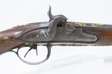 FRENCH Antique Late 1700s Double Barrel Pistol
Nice .50 Caliber Twin Barrels with GOLD ACCENTS - 17 of 18