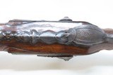 FRENCH Antique Late 1700s Double Barrel Pistol
Nice .50 Caliber Twin Barrels with GOLD ACCENTS - 12 of 18