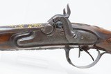 FRENCH Antique Late 1700s Double Barrel Pistol
Nice .50 Caliber Twin Barrels with GOLD ACCENTS - 4 of 18