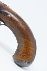 FRENCH Antique Late 1700s Double Barrel Pistol
Nice .50 Caliber Twin Barrels with GOLD ACCENTS - 3 of 18