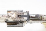 ENGRAVED, GOLD, SILVER, NICKEL, Carved IVORY “BABY RUSSIAN” S&W 38 Revolver
Rare, Early 4-Digit Baby Russian 1st Model Circa 1876 - 8 of 17