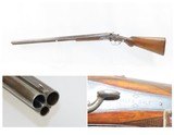 RARE .45-70 GOVT-12 Gauge Antique CHARLES DALY Engraved GERMAN DRILLING S&S Side Lever Combination Gun Made by J.P. Sauer & Sohn - 1 of 23