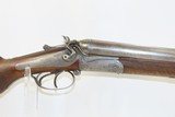RARE .45-70 GOVT-12 Gauge Antique CHARLES DALY Engraved GERMAN DRILLING S&S Side Lever Combination Gun Made by J.P. Sauer & Sohn - 20 of 23