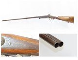 Antique BELGIAN 16 Gauge PINFIRE Side x Side Double Barrel HAMMER ShotgunNicely ENGRAVED 16 Gauge HAMMER GUN!